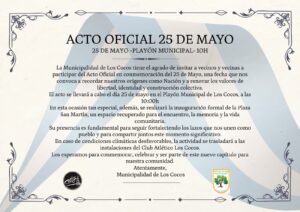 Acto oficial 25 de Mayo