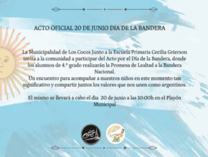 Acto por el Día de la Bandera