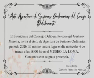 Apertura de Sesiones Ordinarias 2026