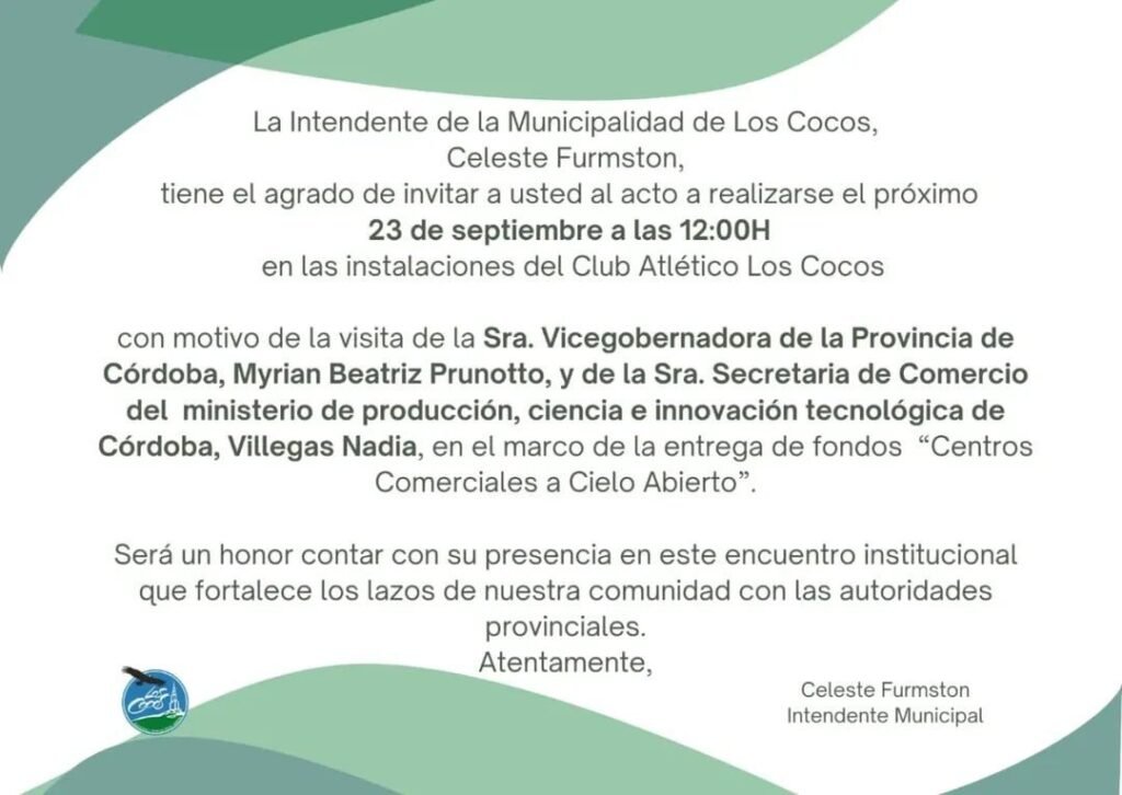 Entrega de fondos del Programa Centros Comerciales a cielo abierto
