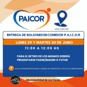 Entrega de Bolsones PAICOR