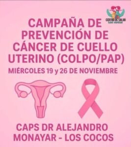Campaña de prevención del cáncer de cuello uterino (Colpo/PAP)